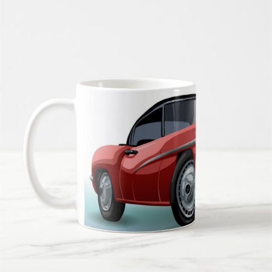 Cartoon Car Designed Mug Koffiemok (Links)