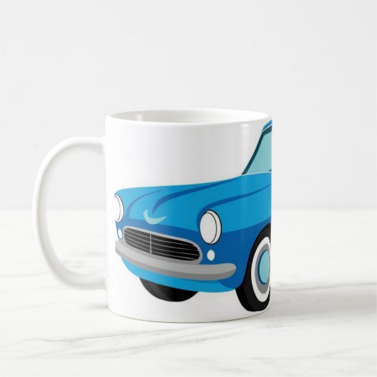 Cartoon Car Designed Mug Koffiemok (Links)