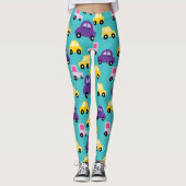 Cartoon Cars Leggings (Voorkant)