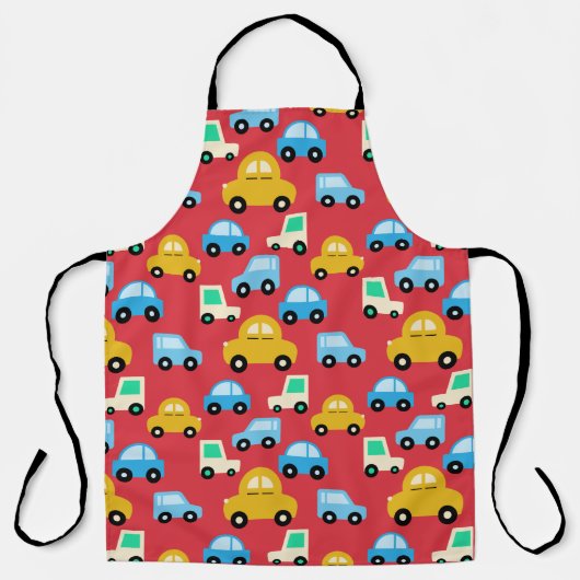 Cartoon Cars Schort (Voorkant)