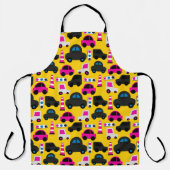 Cartoon Cars Yellow Schort (Voorkant)