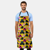 Cartoon Cars Yellow Schort (Gedragen)