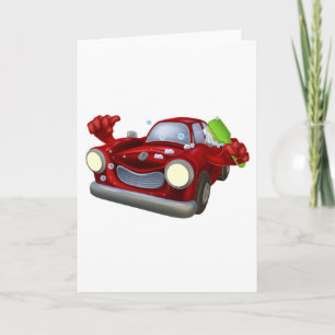 Cartoon carwash kaart