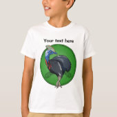 Cartoon Cassowary T-shirt (Voorkant)