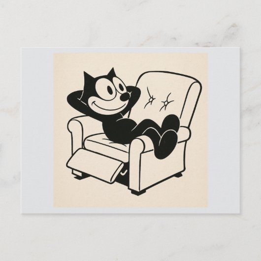 Cartoon Cat Briefkaart (Voorkant)