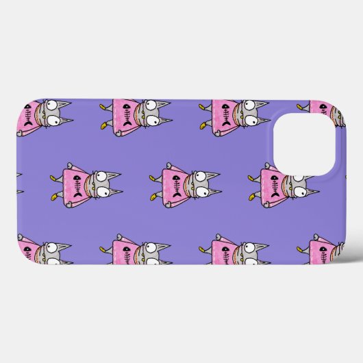 Cartoon Cat Case-Mate iPhone Case (Achterkant (horizontaal))