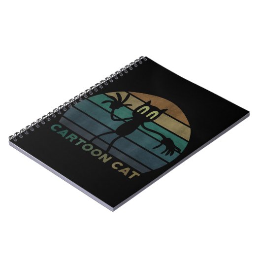 Cartoon Cat Creepypasta | Koolkattendeksel Notitieboek (Linkerzijde)