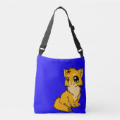 Cartoon Cat Crossbody Tas (Voorkant)