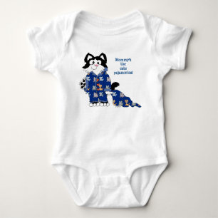 Cartoon Cat Funny Cute Baby Romper
