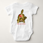 Cartoon Cat Funny Cute Baby Romper (Achterkant)