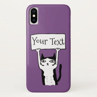 Cartoon Cat Hoesje-Mate iPhone Case
