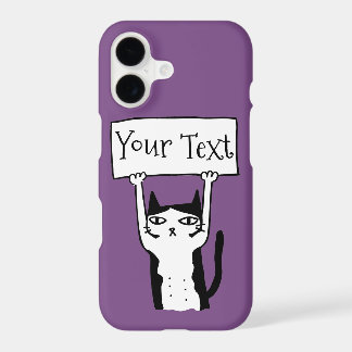 Cartoon Cat Hoesje-Mate iPhone Case