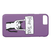Cartoon Cat Hoesje-Mate iPhone Case (Achterkant (Horizontaal))