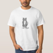 Cartoon Cat Man T-shirt (Voorkant)