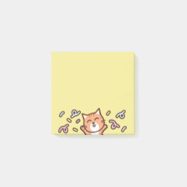 Cartoon cat memo post-it® notes