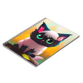 Cartoon Cat Notitieboek (Linkerzijde)