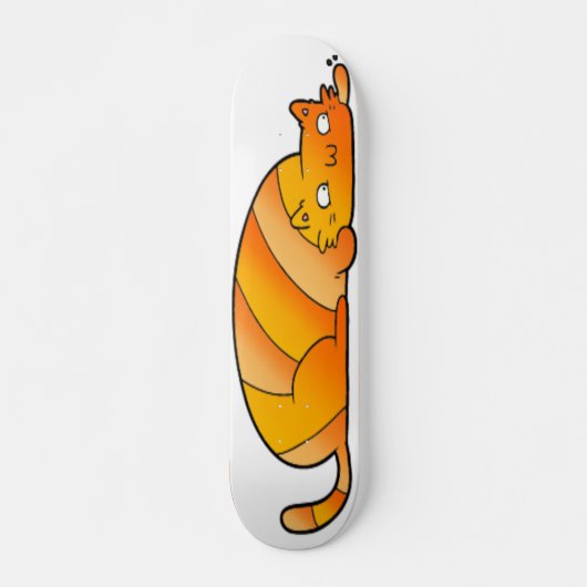Cartoon Cat Persoonlijk Skateboard (Voorkant)