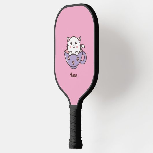 Cartoon cat pickleball paddle (Links)