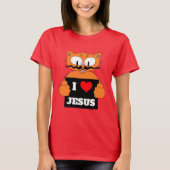 cartoon Cat Señor Gato Christelijk T-shirt (Voorkant)