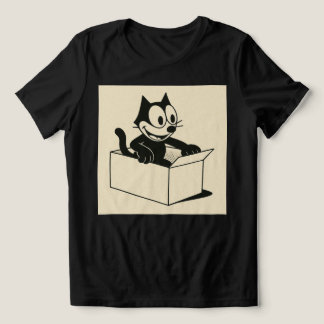 Cartoon Cat Tri-Blend Shirt