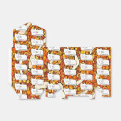 Cartoon Cats Doodle Line Drawing Favor Boxes Bedankdoosjes (Uitgevouwen)