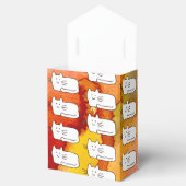 Cartoon Cats Doodle Line Drawing Favor Boxes Bedankdoosjes (Geopend)