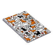 Cartoon Cats & Doodles Notitieboek (Rechterzijde)