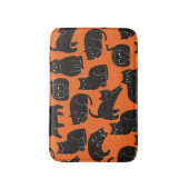 Cartoon Cats Hand getrokken patroon Badmat (Voorkant Verticaal)