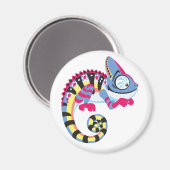 cartoon chameleon magneet (Voorkant / Achterkant)