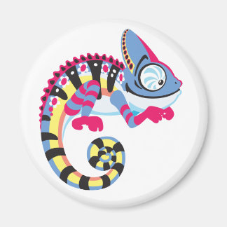 cartoon chameleon magneet