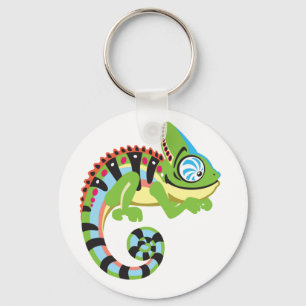 cartoon chameleon sleutelhanger