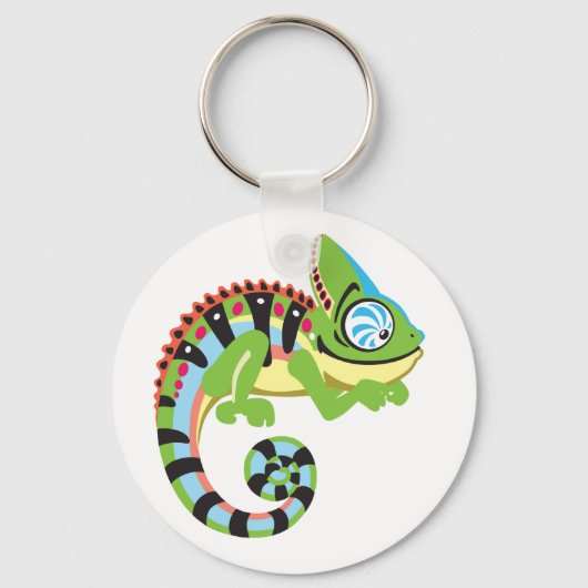 cartoon chameleon sleutelhanger (Voorkant)