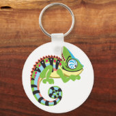cartoon chameleon sleutelhanger (Voorkant)