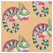 cartoon chameleon stof (Close Up)