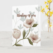 Cartoon Champagnedrukte Bloemen Kaart (Gele Bloem)