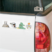 Cartoon Character Animals Bumpersticker (Op Truck)