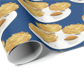 Cartoon Character Latkes Apple Sauce Sour Cream Cadeaupapier (Rol Hoek)