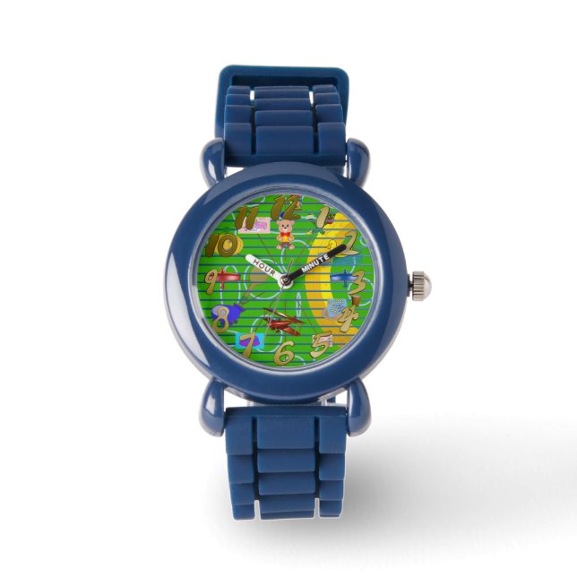 Cartoon Characters Horloge (Voorkant)