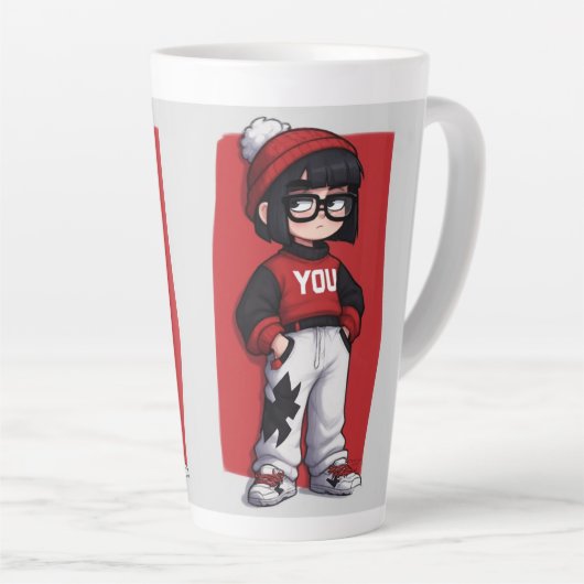 Cartoon characters  latte mok (Rechterhoek)