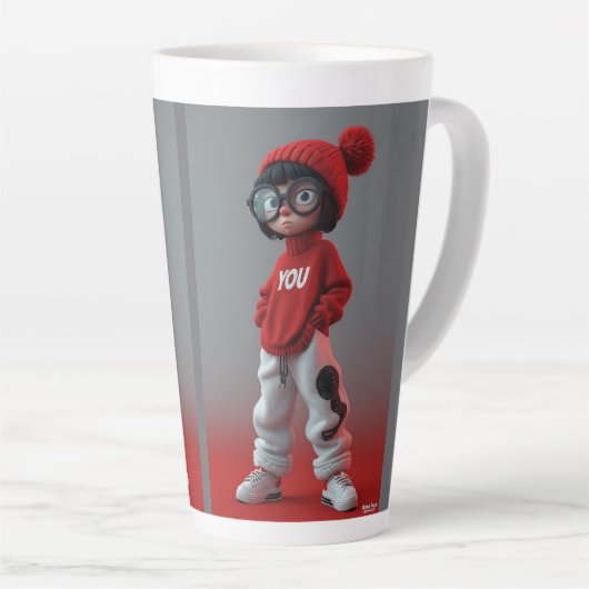 Cartoon characters  latte mok (Rechterhoek)