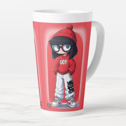 Cartoon characters  latte mok (Rechterhoek)