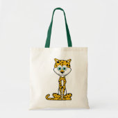 Cartoon Cheetah Tote Bag (Voorkant)