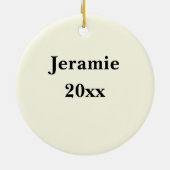 Cartoon Chef, "Chief Cook and Bottle Washer" Keramisch Ornament (Achterkant)