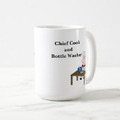 Cartoon Chef, "Chief Cook and Bottle Washer" Koffiemok (Voorkant rechts)