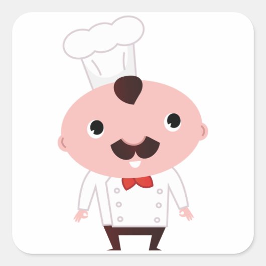 Cartoon Chef Stickers (Voorkant)