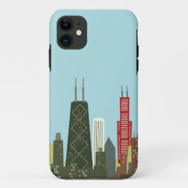 Cartoon Chicago Case-Mate iPhone Case