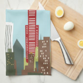 Cartoon Chicago Theedoek (Quarter Fold)