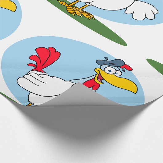 Cartoon Chicken Cadeaupapier