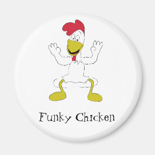 Cartoon Chicken Dance Magneet