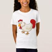 Cartoon Chicken Girls T-Shirt (Voorkant)